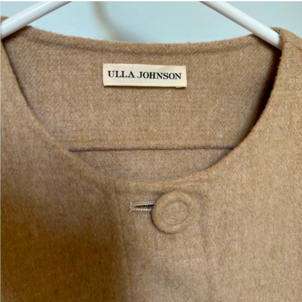 Ulla Johnson Maxine Tan Wool Jacket - Picture 5 of 7